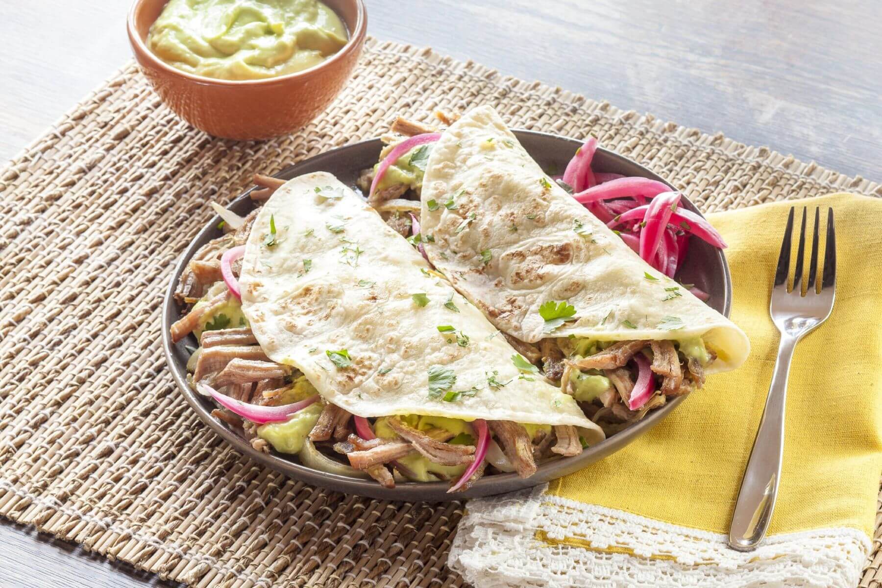 Slow Cooker Pork Verde Tacos