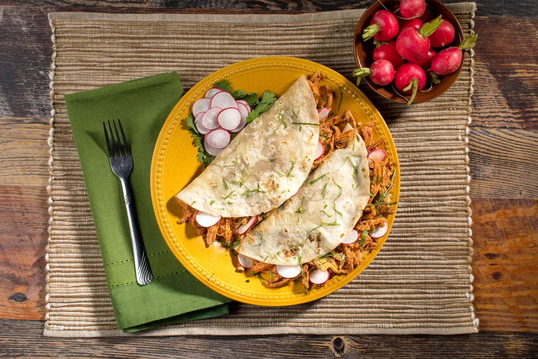 Slow Cooker Chicken Mole Tacos